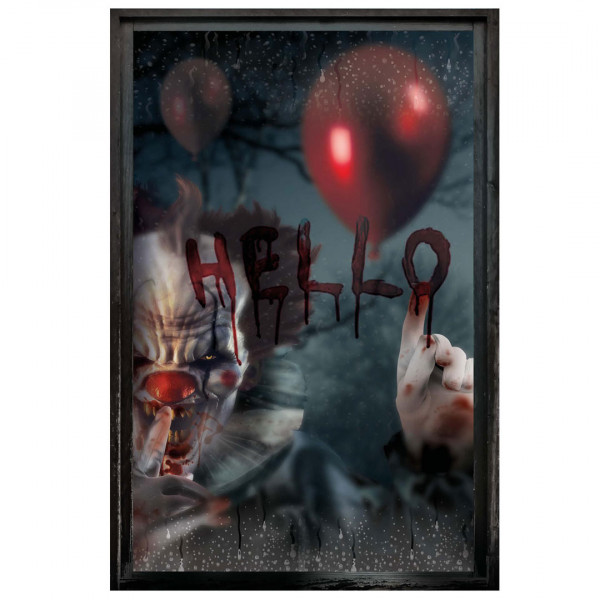 Halloween Dekobild Horror Clown 06339