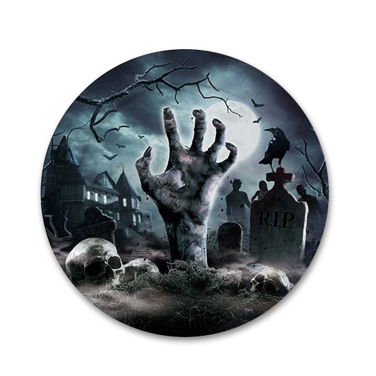 Halloween Pappteller Friedhof 06363