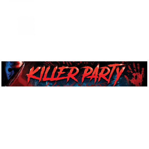 Halloween Dekobanner Killer Party 06348